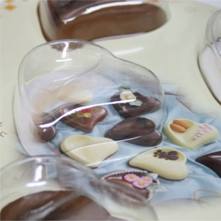 チョコモールド ハートカーブ5