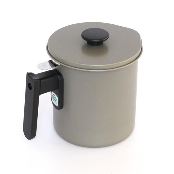 【メーカー在庫処分 数量限定】富士ホーロー ふっ素樹脂 油こし器 1.2L キッチン用 オイルポット メーカー希望小売価格2,200円(税込)