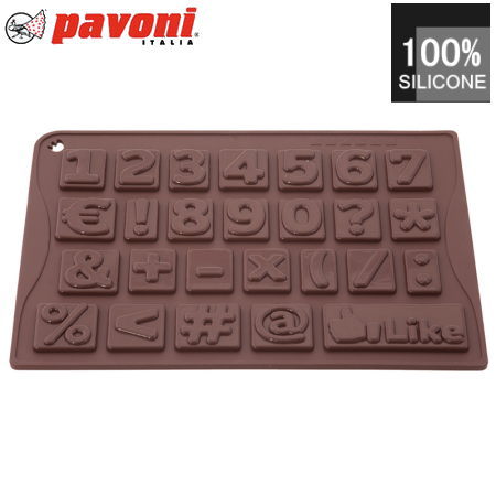 【50%OFFクーポン付き】パボーニ チョコレート型 シリコンモールド 123 チョコ型 シリコン型 数字 可愛い 洋菓子型 焼型 製菓道具 CHOCO18S バレンタイン ホワイトデー 手作り