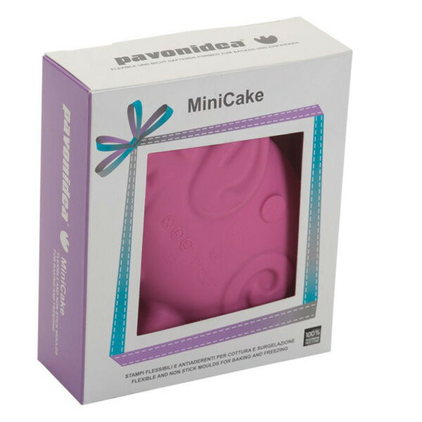 【50%OFFクーポン付き】 パボーニ シリコン型 minicake 子豚-ピンク シリコンモールド お菓子型 ケーキ型 焼き型 可愛い 洋菓子型 焼型 製菓道具 FRT133-RO(クリスマス) バレンタイン ホワイトデー 手作り
