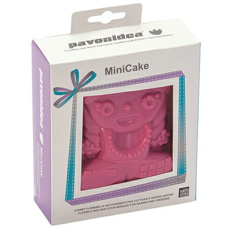 【50%OFFクーポン付き】パボーニ シリコン型 minicake プリンセス ピンク シリコンモールド お菓子型 ケーキ型 焼き型 可愛い 洋菓子型 焼型 製菓道具 FRT172 バレンタイン ホワイトデー 手作り