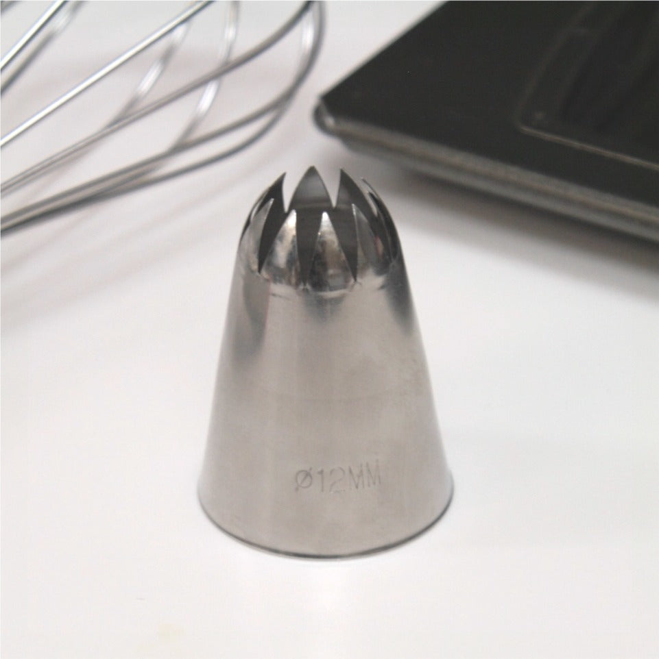シームレス口金花 10切φ12mm C12 絞り口金 ケーキ デコレーション ケーキ作り お菓子作り 道具 製菓道具