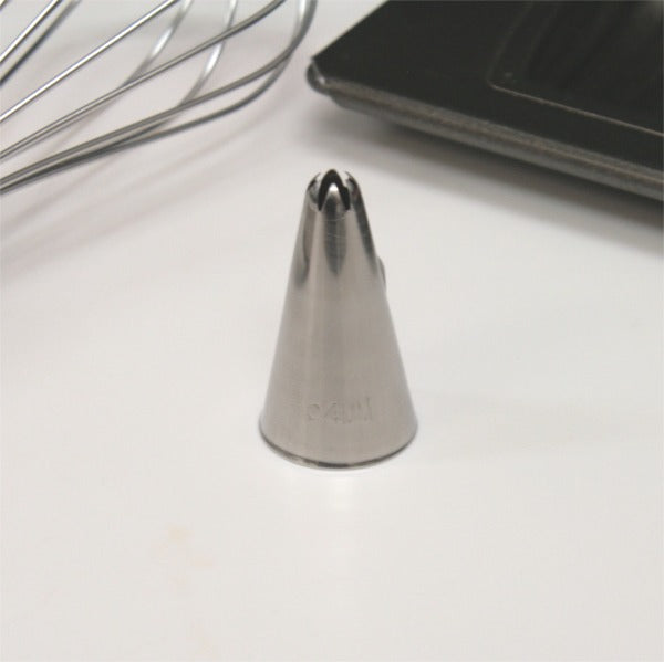 シームレス口金花 6切φ4mm C4 絞り口金 ケーキ デコレーション ケーキ作り お菓子作り 道具 製菓道具
