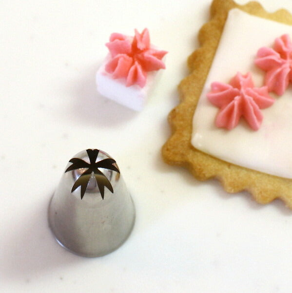 シームレス桜口金 #510 絞り口金 ケーキ デコレーション ケーキ作り お菓子作り 道具 製菓道具