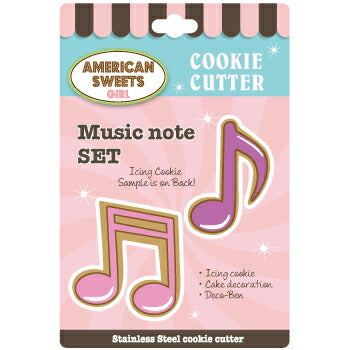 American sweets クッキー型 音符セット 抜き型 クッキー抜き型 クッキー型抜き