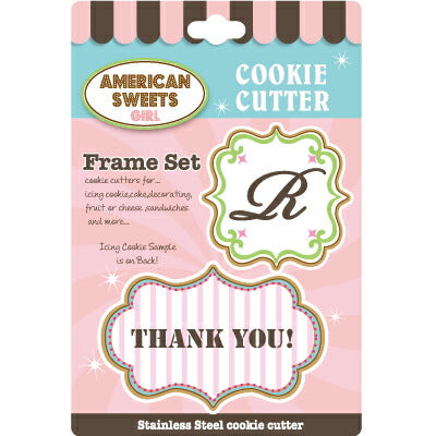 American sweets クッキー型 フレームセット 抜き型 クッキー抜き型 クッキー型抜き