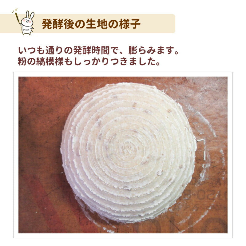 【洗える】NEW発酵かご 丸 φ190mm 籐素材に特殊フッ素樹脂加工 パン手作り カンパーニュ パン作り道具