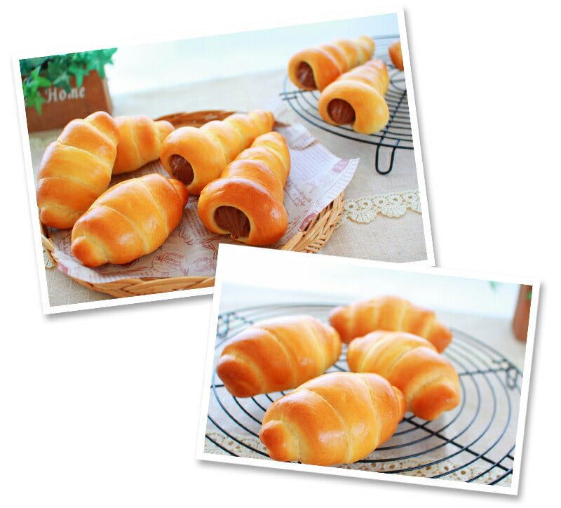 浅井商店パン教室 ゼロから始めるパン作り<br>Lesson3 チョココロネとバターロール<br>いろいろな形成に挑戦!レシピ付き