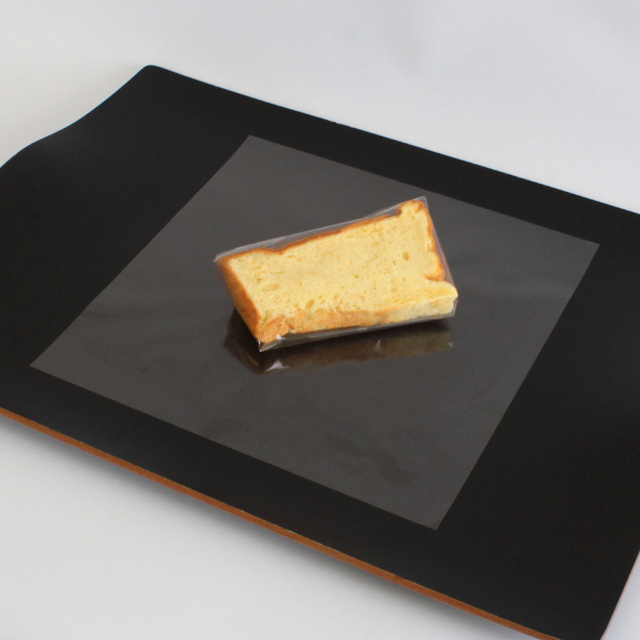 OPPシート 280X280mm 100枚入  シフォンケーキ カット OPPフィルム ラッピング 個包装 包装20cm 23cm10切 超トール20cm10切