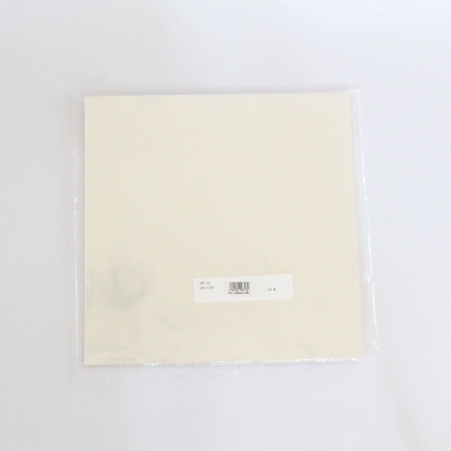 OPPシート 280X280mm 100枚入  シフォンケーキ カット OPPフィルム ラッピング 個包装 包装20cm 23cm10切 超トール20cm10切