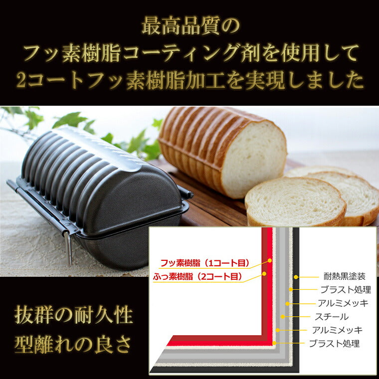 ラウンドパン型 【浅井商店オリジナル】ふっ素樹脂加工 合せトヨ型 ラウンド超丸 日本製 食パン型 丸パン型 丸型 合わせトヨ型 パン作り道具