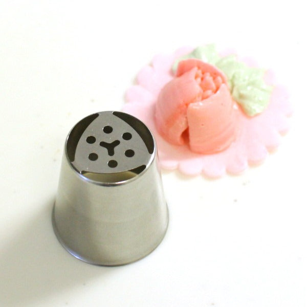 シームレス　3Dフラワーロシア口金　＃245 絞り口金  ケーキ デコレーション ケーキ作り お菓子作り 道具 製菓道具