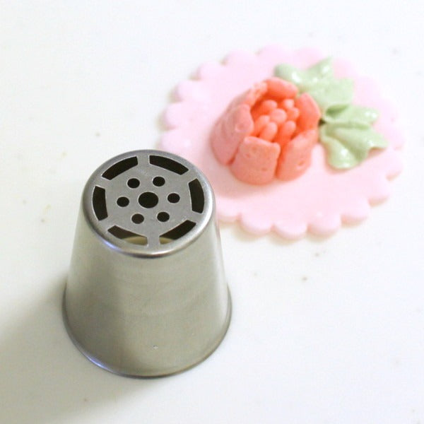シームレス　3Dフラワーロシア口金　＃246 絞り口金  ケーキ デコレーション ケーキ作り お菓子作り 道具 製菓道具