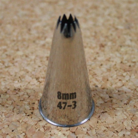 【在庫一掃】18-8口金　直１２切8mm　47-3