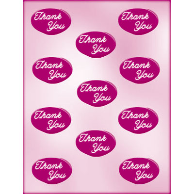 CK チョコレート型 Thank you 楕円