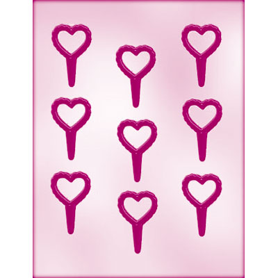 CK チョコレート型 ピック/ハートフリル