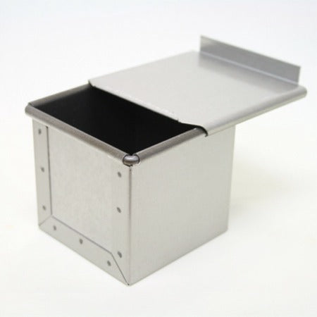 アルタイトスーパーシリコン加工食パン型　ミニキューブ 7.5cm角 75mm×75mm フタ付 正方形 空焼き不要 サイコロ パン作り道具