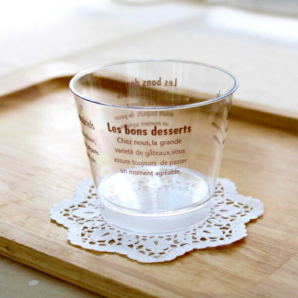 SHデザートカップ　茶150cc　25枚　C76-150BR