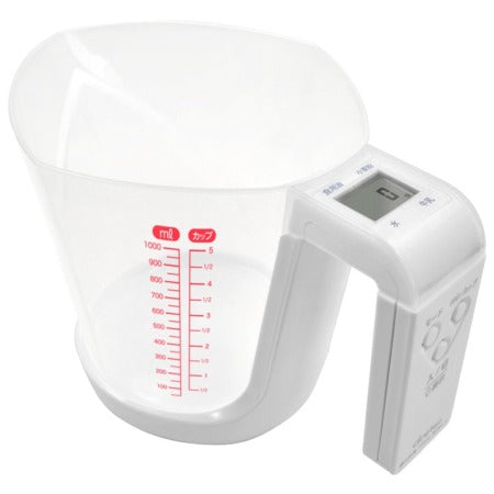 デジタル計量カップ　ファリーヌ1kg　ホワイト