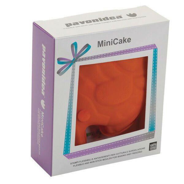 【50%OFFクーポン付き】 パボーニ シリコン型 minicake 小魚-オレンジ シリコンモールド お菓子型 ケーキ型 焼き型 可愛い 洋菓子型 焼型 製菓道具 FRT134-AR（クリスマス） バレンタイン ホワイトデー 手作り