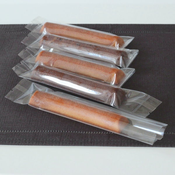 【スティックフィナンシェに最適】合掌袋　GTP　No.1　100枚入　45X220 ケーキ ラッピング お菓子 手作り