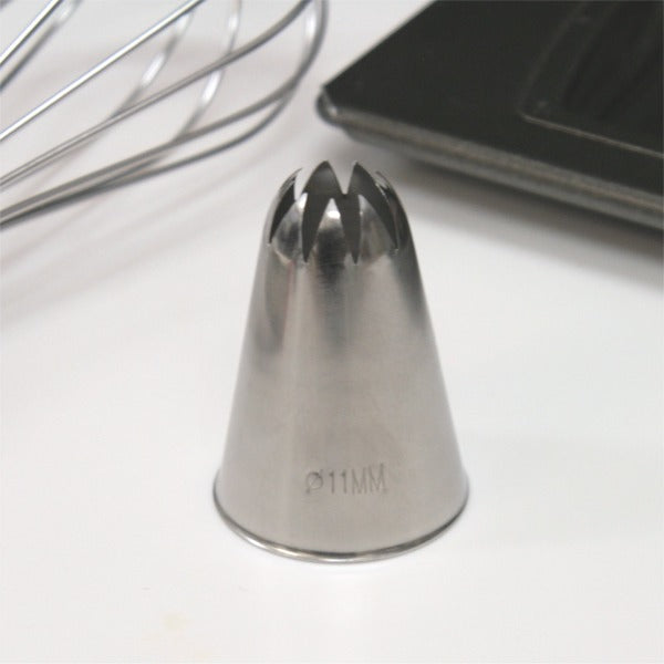 シームレス口金花　9切φ11mm　C11 絞り口金  ケーキ デコレーション ケーキ作り お菓子作り 道具 製菓道具