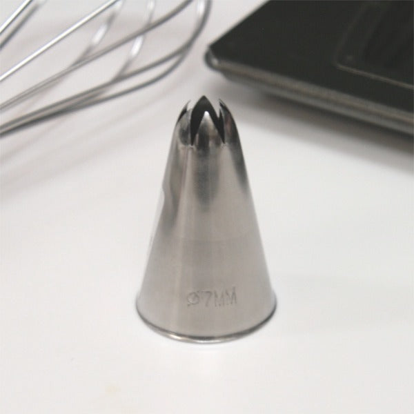 シームレス口金花　6切φ7mm　C7 絞り口金  ケーキ デコレーション ケーキ作り お菓子作り 道具 製菓道具