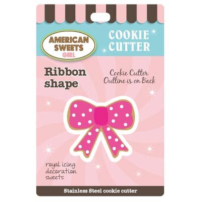 American sweets　クッキー型　リボン 抜き型 クッキー抜き型 クッキー型 抜型