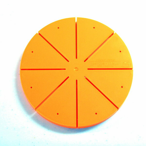 シフォンケーキ用カットアシスタント 17cm用 8カット 浅井商店のシフォンケーキ型17cmで焼いたシフォンケーキを均等にカット