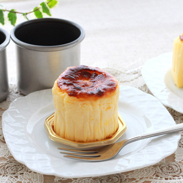 浅井商店オリジナル　スーパーシリコン加工　スルッとカップ型　バスク風チーズケーキ バスクチーズケーキ マフィン型 ポップオーバー プリン型 ゼリー型 ライス型
