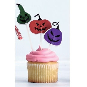 カップケーキに！トッパー（ハロウィン 4種各3本入）