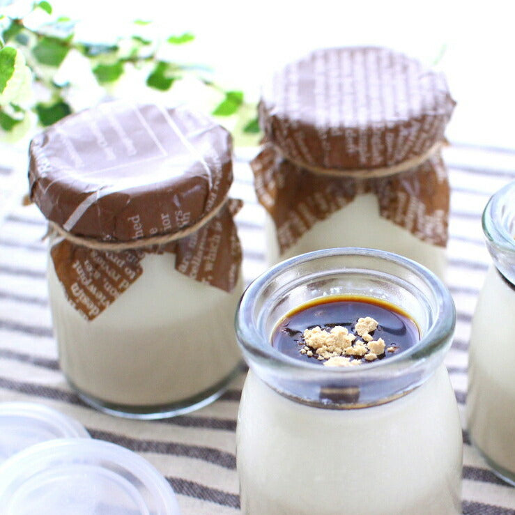 ガラスデザート瓶 ヨーグルト90 フタ付