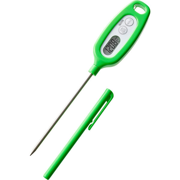 タニタデジタル温度計 TT-508NGR TANITA 料理用スティック温度計 グリーン -50℃～250℃ /クッキング温度計/料理用温度計/調理用温度計