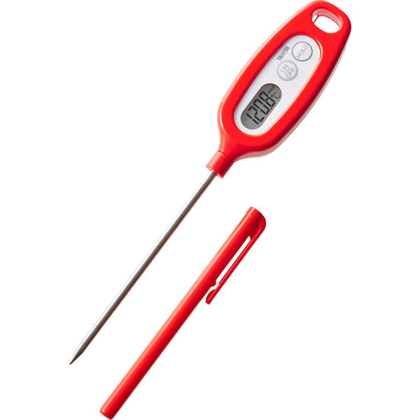 タニタデジタル温度計 TT-508NRD TANITA 料理用スティック温度計 レッド -50℃～250℃ /クッキング温度計/料理用温度計/調理用温度計
