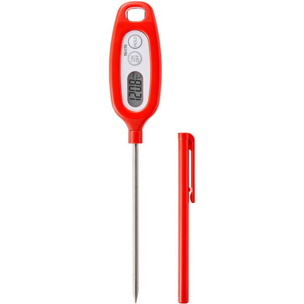 タニタデジタル温度計 TT-508NRD TANITA 料理用スティック温度計 レッド -50℃～250℃ /クッキング温度計/料理用温度計/調理用温度計