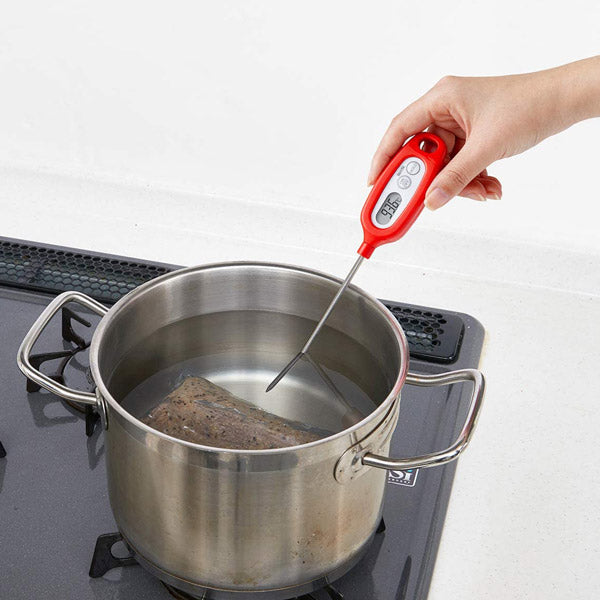 タニタデジタル温度計 TT-508NRD TANITA 料理用スティック温度計 レッド -50℃～250℃ /クッキング温度計/料理用温度計/調理用温度計
