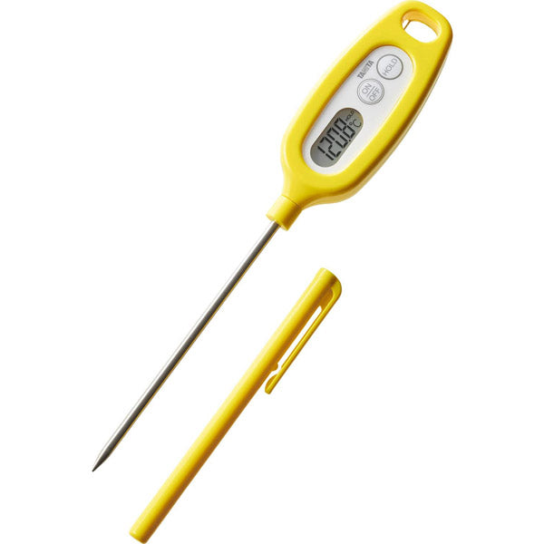 タニタデジタル温度計 TT-508NYL TANITA 料理用スティック温度計 イエロー -50℃～250℃ /クッキング温度計/料理用温度計/調理用温度計