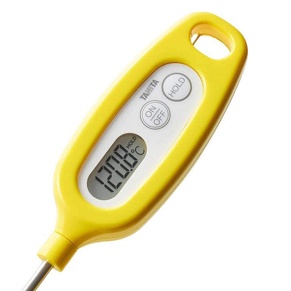 タニタデジタル温度計 TT-508NYL TANITA 料理用スティック温度計 イエロー -50℃～250℃ /クッキング温度計/料理用温度計/調理用温度計