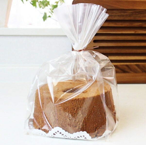 個包装袋 シフォンケーキ袋 10枚入 [XF8200] シフォンケーキ 手作り ケーキ ラッピング お菓子 手作り