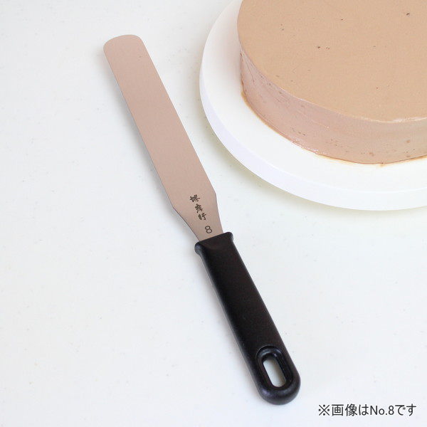 堺孝行 PC柄巾広ステンレスパレットナイフ　No.7